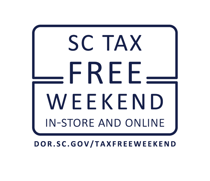 SC Tax Free Weekend logo blue