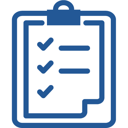 clipboard with check marks
