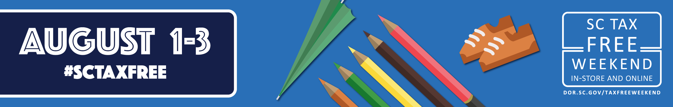 tax free weekend banner